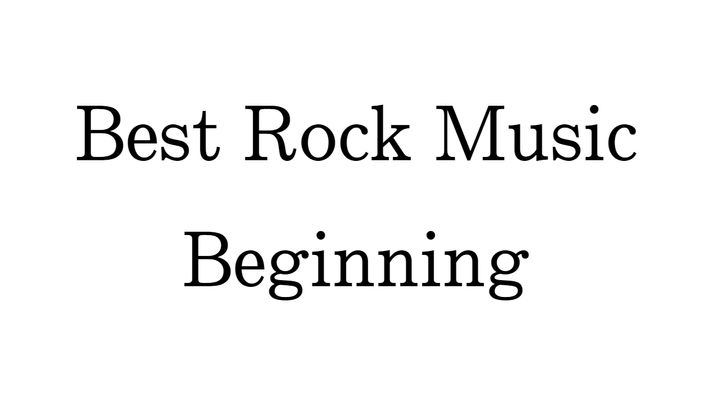 Best Rock Music Intros